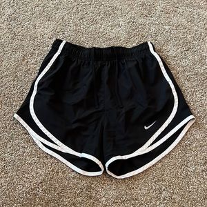 USED Nike DRI-FIT Running Shorts Adult Small *LINER HAS BEEN CUT OUT*